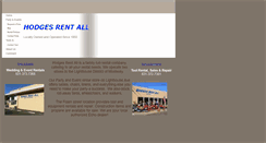 Desktop Screenshot of hodgesrentall.com