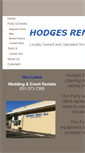 Mobile Screenshot of hodgesrentall.com